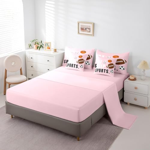 Image of Feelyou Football Comforter Set King Size Kids Boys Girls