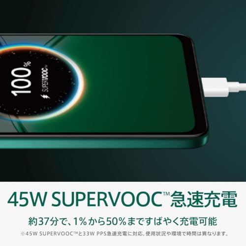 OPPO A5 5G SIMフリー AU/UQ版 4GB + 128GB スマホ本体 docomo au SoftBank ahamo UQ Rakuten等回線対応 APN設定要の場合あり 1GB日本専用eSIM付き (AU版 SIMフリー, グリーン, 128, GB)
