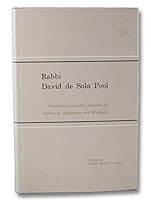 Rabbi David de Sola Pool: Selections from six decades of sermons, addresses, and writings 0814807534 Book Cover