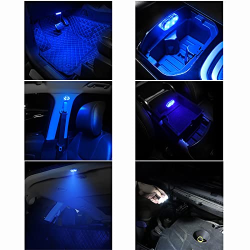 Lámpara LED táctil USB para interior de auto 5 piezas miniatura 4