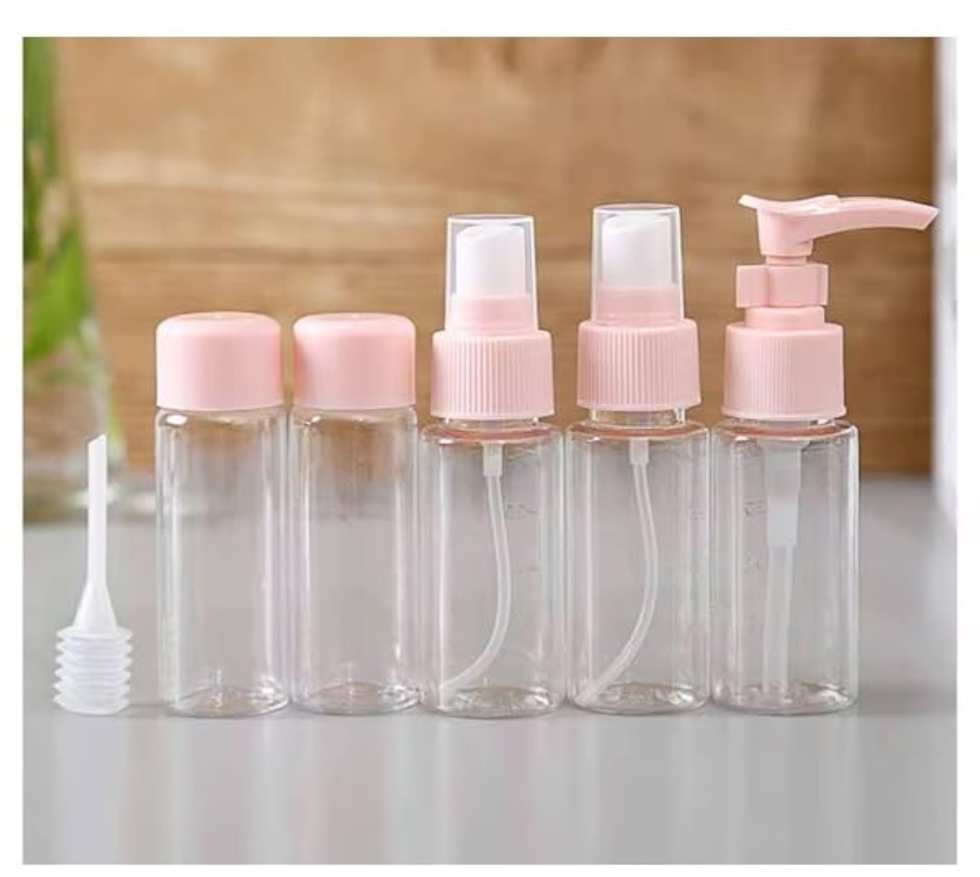 Travel Size Toiletry Bottles Set, 7 Pieces