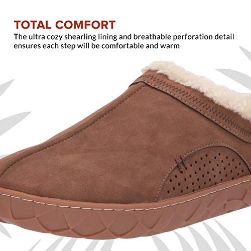 FLOJOS Men's Que Sherpa Lined Slipper4