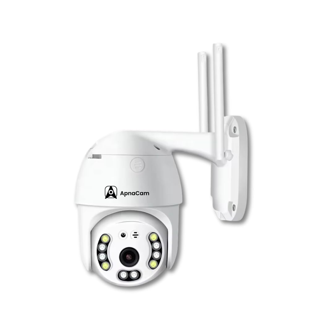 ApnaCam 360° 3MP | UHD Smart Wi-Fi | Outdoor PTZ CCTV Camera Color Night Vision Live Monitoring IP66 Waterproof SD Card Recording (B0BV2RDK2H) Amazon Price History, Amazon Price Tracker