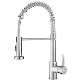 【Befriedigt unterschiedliche Bedürfnisse】Gesamthöhe: 49cm. APPASO Wasserhahn Küche-2 Strahlarten: Strahl für die tägliche Reinigung, kraftvolle Sprüh für die schwere Reinigung. Wir bieten einen verbesserten und stark konzentrierten Sprühstrahl für eine schnellere Reinigung. Es verhindert effektiv Spritzer und reduziert Lärm. Wasser sparen.
