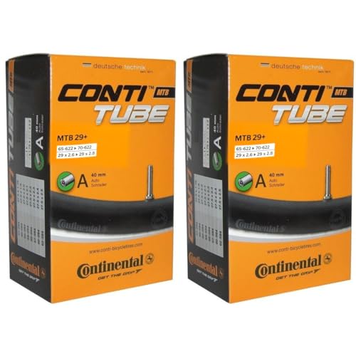 2 tubos interiores de válvula Schrader Continental MTB 29 (29 x 2..6-2.8 pulgadas)
