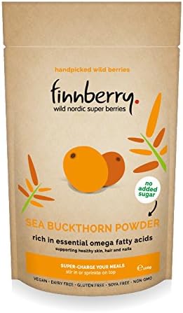 Finnberry 100% Natural Wild sea Buckthorn superberry Powder (100g), no Added Sugar