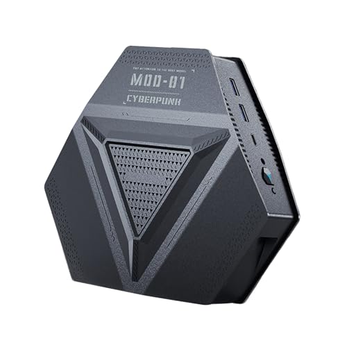 Mini PC, I9 12900H Procesador Mini Computadora, 32G DDR4 1TB SSD Potente Mini PC con Iris XE Graphics 4K DP HDMI Salida para Aplicaciones de Juegos y Oficinas (Enchufe de la UE)