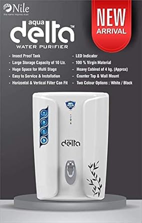 The Water Quality Enterprise Aqua Delta 14 L RO+UV+UF+TDS Controller (White)
