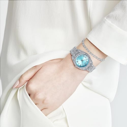 CIVO Gifts Set Watches for Women: Classic Minimalist Wristwatch with Stainless Steel Strap - Waterproof Analogue Watch for Elegant Dress Ladies