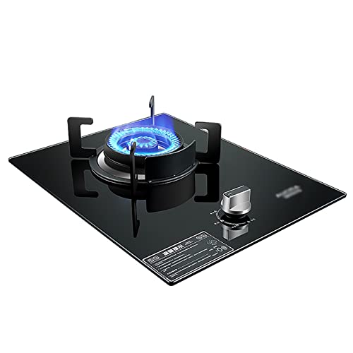 Placa de Gas, Encimera de Gas, Cocina de Gas de 4 quemadores, Cocina de Gas de 2 kW, Estufa empotrada, a Prueba de explosiones, Cristal Templado Negro.