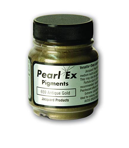 Jacquard Pearl Ex Powdered Pigment, Versatile Metallic Mica Powder for Epoxy Resin Art Craft Colourant with Polymer Clay