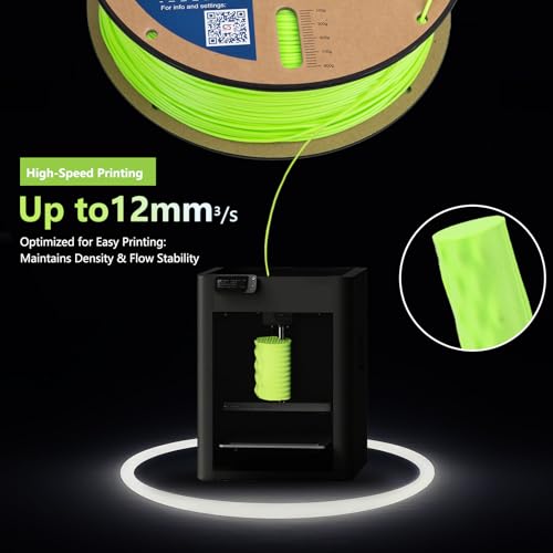 Image of Siraya Tech Flex TPU Air - Active Foaming 3D Printer Filament, Green, 1kg | Lightweight, Adjustable Hardness 65A-82A, High-Speed Printing, for Wearables, Sports Gear & Soft Prototypes