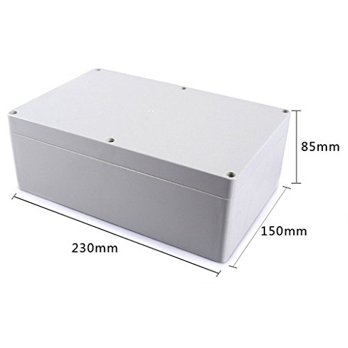 Samidea 230X150X85Mm/9"X5.9"X3.35" Waterproof Plastic Enclosure Cctv Project Case Power Junction Box #TOP2