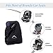 Himal Car Seat Travel Bag - Excellent Gate Check Bag for Airport, Easy Carry with Shoulder Strap and Waist Strap, Protects Universal Child's Car Seat for Travel, Black