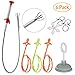 Produktbild 6 -in-1 Reinigung Abfluss, Aifeer Haar Clog Tool Badewanne Abfluss Remover Verstopfen Anti Clog Werkzeug für Küche Spüle Bad Wanne WC (6 Stck)
