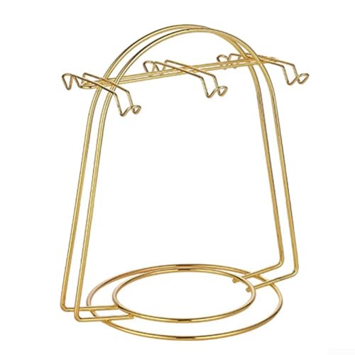 Soporte para tazas de café para 46 tazas, taza de cocina con escurridor, platillo de hierro, soporte de exhibición para decoración del hogar y restaurante