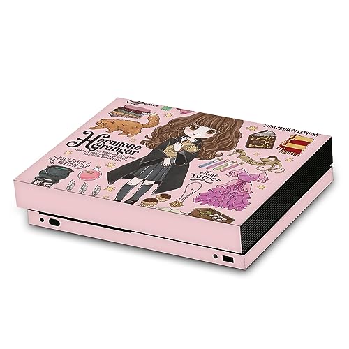 Skin pour Xbox One X Harry Potter sticker vinyle Hermione idée cadeau anniversaire ado gamer