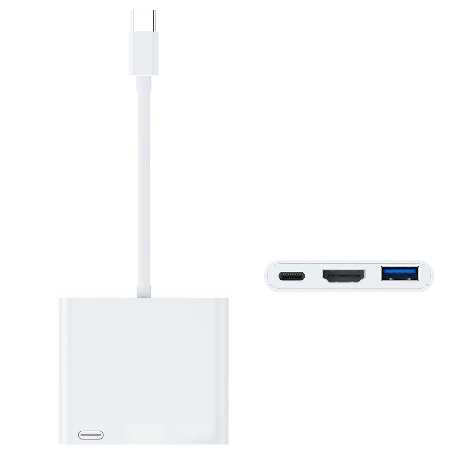 Adaptador AV digital 4K Sync Screen conector tipo C a HDMI 8