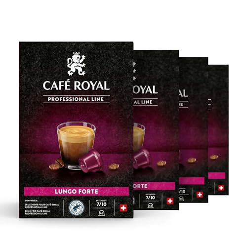 Café en capsule Lungo Forte pour machine Café Royal Pro uniquement | 4 x 48