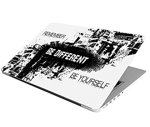 Laptop Skin Stickers HD Quality Sticker for Laptops Upto 15.6" Compatible with Apple/Dell/HP/Lenovo/Acer/Asus/Sony (Dustproof|Waterproof|Scratchproof|Reusable) - Different EDS