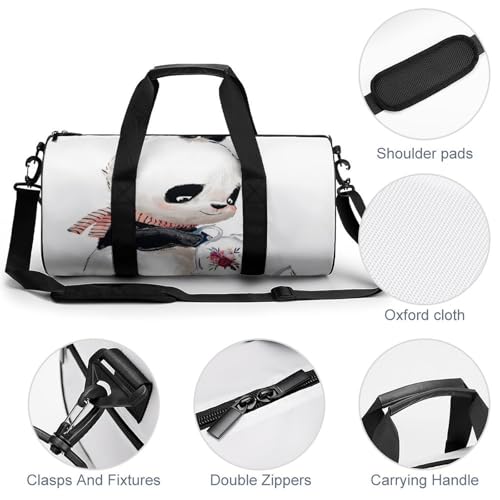 Sac de voyage panda duffel bag idéal pour le camping