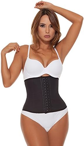 Colombian Shapewear Women's Waist Trainer Cincher Faja Colombiana Medium Black