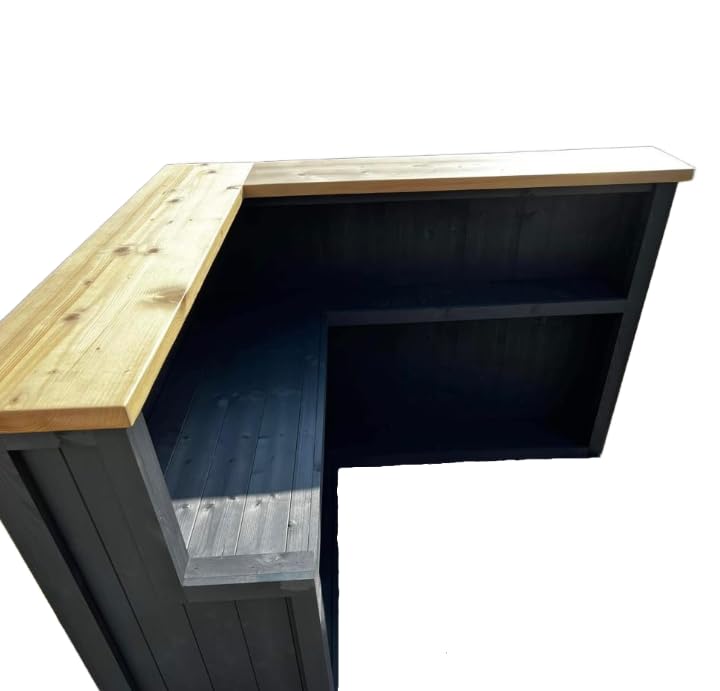 Black L Shaped Home Bars Bar Table Tribesigns L Shaped Home Bar