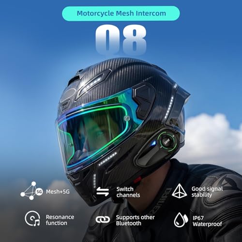 EJEAS Q8 Mesh Bluetooth Helmet Intercom