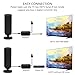 Yonquora 2025 HD TV Antenna, Long Range Indoor Digital Antenna with Signal Booster for Local Channels, Supports 4K 1080p for Smart ATSC 3.0 TV and Older TVs - 16.5ft Coax Cable
