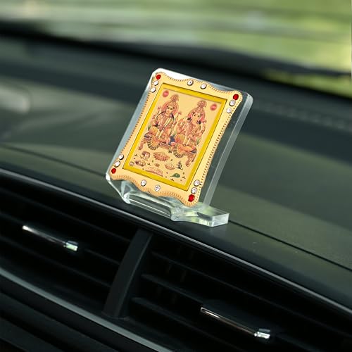 Image of Lakshmi Ganesh Idol Statue for Car Dashboard Home & Office Showpiece Decor