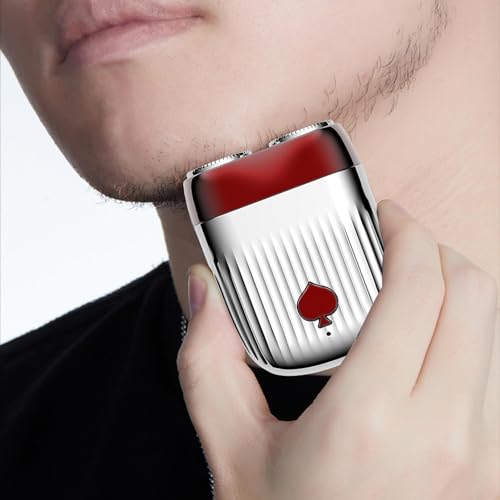 Rasoir rotatif electrique rechargeable USB avec design ultra compact