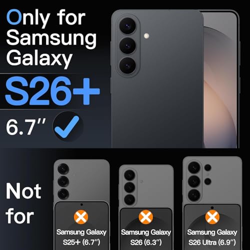 Image of STP FEEL Premium Tempered Glass Screen Protector Guard Compatible For Samsung Galaxy S26 Plus 5G (Ultrasonic Fingerprint Working) (6.7 Inch, Pack of 1) | Edge to Edge Coverage