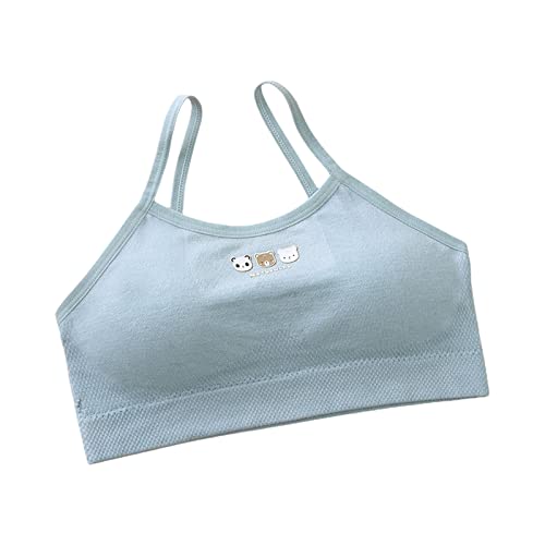 Big Girls Clothes Size 8 Teen Girls Seamless Training Bras Adjustable Straps Sports Bras Cotton Cropped Training