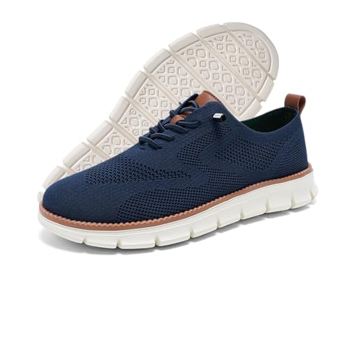 Breeze Zapatos Hombre, 2025 New Urban-Ultracómodo Ortopédicas zapatillas, Informale Vestir Ligera Transpirables Malla Sin Cordones Punto Caminar Wearbreeze Zapatos con Soportes Arco