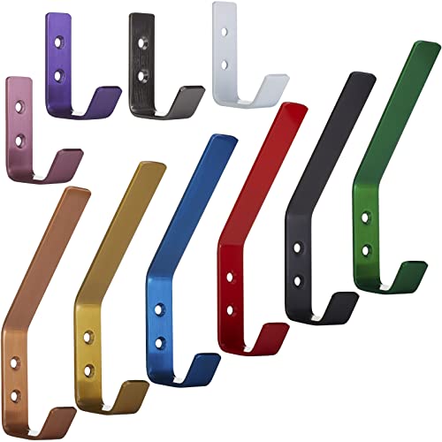 SOTECH Kleiderhaken Loxten 60 x 20 x 45 mm weiß, Garderobenhaken aus echt...