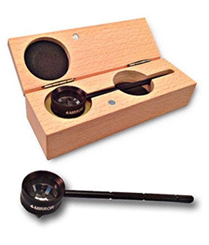 SCIENTIFIC_HUB 4 Mirror gonioscope lens in case handle