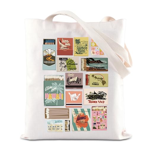 FOTAP Bolsa de ombro havaiana para presente de viagem Havaí Inspiração do Havaí Aloha State Bolsa de ombro para amantes de praia, Hawaii T, Medium