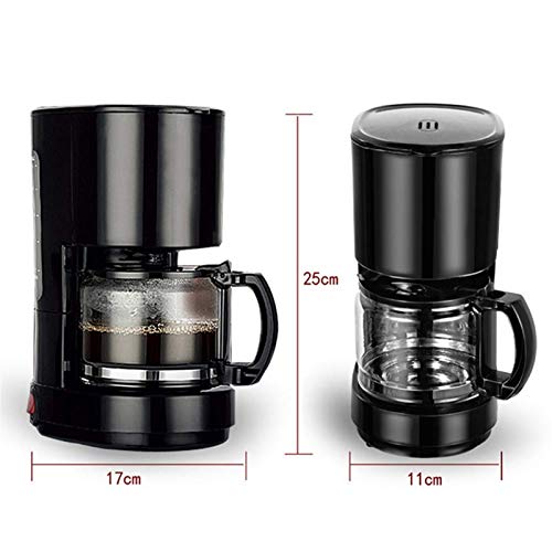 KJFSTJHMM Haushalt Kleiner halbautomatischer Filter-Kaffeemaschine, Anti-Tropf-Design, Abnehmbarer Filter, warmes… – Bild 4