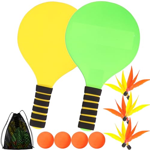 Jeu de Raquettes de Plage Set, Beachball Paddle Ball...