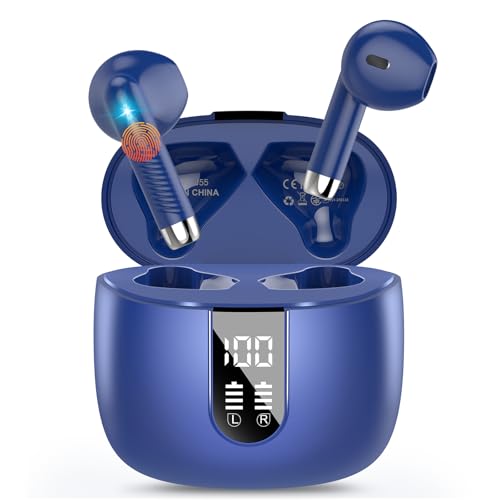 イヤホン bluetooth ワイヤレス【2025最新ブルートゥース イヤホン】Bluetooth5.4 ENC通話ノイズキャンセリ...