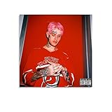 American Rapper Lil Peep Album Cover Hellboy Poster Decorative Painting Canvas Wall Art Living Room...