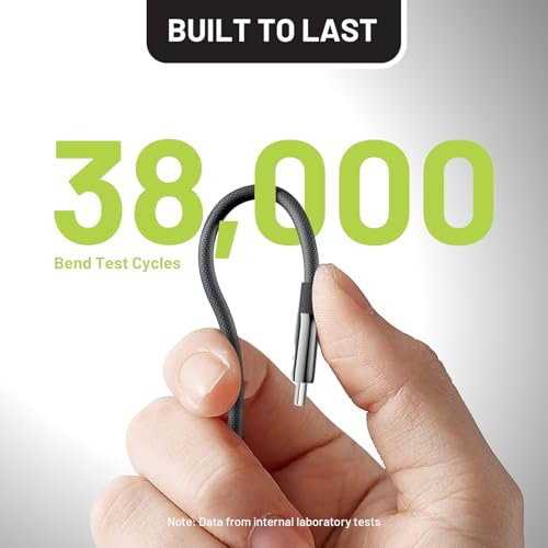 Image of Heavy Duty USB A to Lightning Cable 6FT, MFi Certified Apple Lightning Cable, Nylon Braided iPhone Charger Cord for iPhone 14 /13 /12 /11 Pro Max /XR /XS /X iPad AirPods BeatsX CarPlay Cable