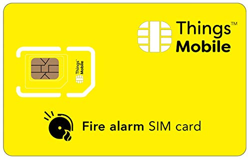SIM Card per ALLARME ANTI-INCENDIO - Things Mobile - con copertura globale e rete multi-operatore GSM/2G/3G/4G LTE, senza costi fissi, senza scadenza e tariffe competitive con 10€ di credito incluso