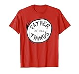 Dr. Seuss Father of all Things Emblem RED T-shirt