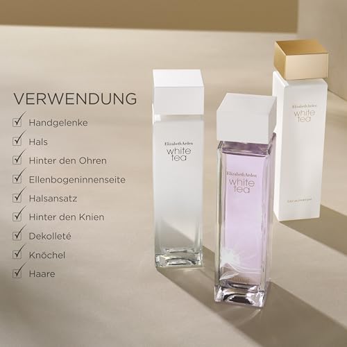 8. Bild von Elizabeth Arden - White Tea, Eau de Toilette Spray, Parfüm mit italienischer Mandarine, Weißer Tee-Extrakt und Madrasholz, blumig, feminin und süß, weiche Wärme, Parfüm für Damen - 50 ml 50ml