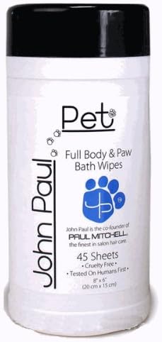 John Paul Pet Full Body & Paw Wipes Mitchell