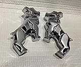 MACK TRUCKS Mack Trucks Chrome OEM Factory Bulldog Emblem Set