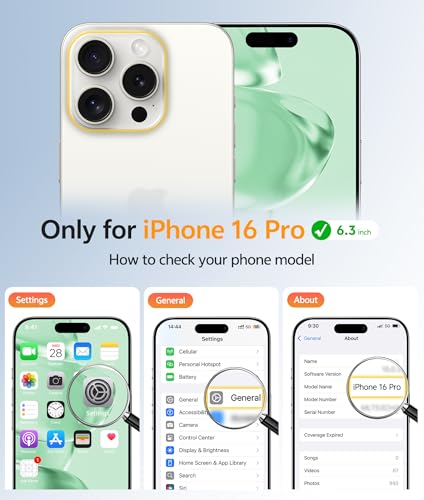 Image of FNTCASE for iPhone 16 Pro Case: [Compatible with Magsafe] Translucent Matte Cases with [Full Camera Protection] [Screen Protector] Military Grade Shockproof Protective Phone Cover - Light Moss