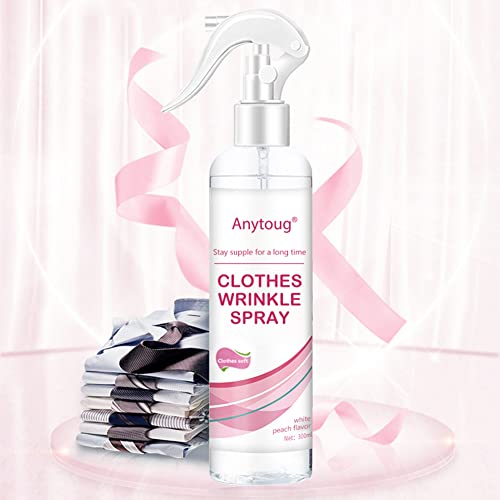 Static Guard Spray,Anti Static Spray,Wrinkle Release Spray,Wrinkle Spray For Clothing, Odor Eliminator,Fabric Refresher Spray,Static Remover & Ironing Aid For Shirts, Suits, Curtains & More（300 Ml) #TOP6