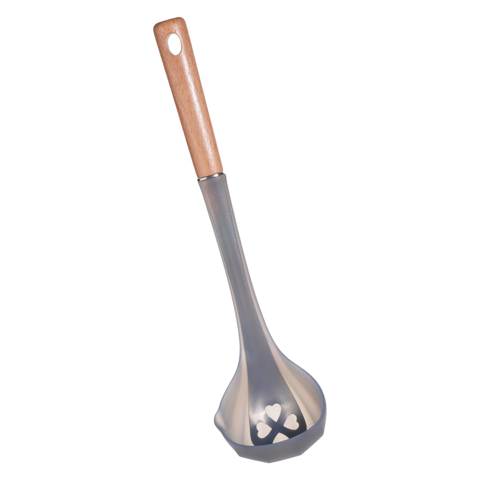 TEMOOUES Silicone Spatula Cooking Spoon Heatproof Kitchen Tool with Comfortable Grip Perfect for Sauteing Baking and Serving Heat Cooking Equipment
